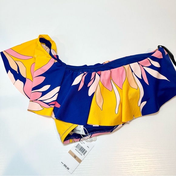 Trina Turk Breeze Asymmetrical Off The Shoulder Top - Picture 11 of 16